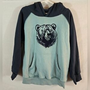 Gymboree Boy's Grizzly Bear Hoodie Size Small 5-6